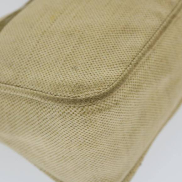 PRADA Sports Hand Bag Canvas Beige Khaki Auth as096 - Picture 15 of 16